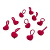 Banda de goma para niños Niña Trenza Accesorios para el cabello de Año Nuevo que no dañan el cabello Cuerda elástica para el cabello Anillo para el cabello de pulgar rojo para bebé