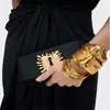 Moda Retro Europea y Americana Serie de Rasgos Faciales Ojos Nariz Labios Pulsera Lujo Accesible Gama Alta Pulsera Ojo del Diablo Tendencia