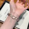 Pulseira Design Coringa Qiaoen Atacado Nove Fogo Púrpura Ametista Natural Raposa de Nove Caudas Cristal Branco Lapidado