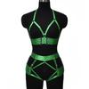 Comercio transfronterizo nuevo multicolor opcional hueco tentación sexy tirante divertido para mujer traje dividido N0241