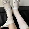 Calcetines finos de primavera y verano para mujer, calcetines holgados, algodón puro, estilo Miu, estilo ballet, calcetines calados, calcetines de media caña para mujer estilo japonés