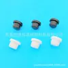 Venta al por mayor de fábrica Tapón de silicona de apertura de 11 mm Tapón de goma resistente a altas temperaturas Tapón de tubo de vidrio impermeable negro