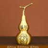 Adornos de calabaza de latón con tapa abierta, huecos, de cobre, para coche, estilo chino, para decorar el hogar y la sala de estar.