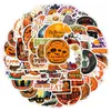 50 Lindas Pegatinas de Graffiti de Halloween, Vasos de Agua, Vasos de Agua para Teléfono Móvil, Pegatinas Decorativas Impermeables, Pegatinas para la Fiesta de Halloween