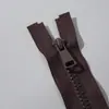 No. Cremallera de resina de 5 puntas, de extremo abierto, especial para bolsos hechos a mano DIY, multicolor, antideslizante No. 5 cremalleras de autobloqueo, personalizable