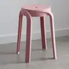 Taburete de Plástico para el Hogar Engrosado Taburete Molino de Viento Silla de Comedor Simple Moderna Banco Alto Mesa de Comedor Silla de Goma Apilable