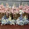 Pared de Fondo de Flores Artificiales 1V1 Restaurada Bola de Rosas Artificiales Decoración de Boda Accesorios de Flores Falsas Diseño de Escena de Boda