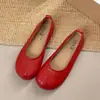 Zapatos Planos Estilo Coreano Nuevos Otoño 2026 Puntera Redonda Mocasines para Mujer sin Cordones Suela Suave Zapatos Mary Jane de Moda