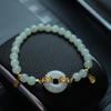 Explosiones de TikTok Pulsera Natural de Jade Hetian de 6MM para Mujer Pulsera de Joyería de Jade de Plata de Ley S925 para Regalo de Novias Lote