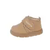 Botas de Nieve para Niñas Cálidas con Felpa Adicional 2026 Invierno Nuevos Zapatos de Algodón para Niños Zapatos Grandes de Algodón de Caña Baja para Niños Pequeños Caminar