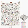 Manta graffiti lavable interactiva transfronteriza DIY para niños, manta de colorear educativa para padres e hijos, manta de pintura para colorear de educación temprana