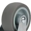 Rueda universal para muebles de 2 pulgadas de TPR, rueda universal universal transfronteriza, rueda giratoria con tornillo, rueda giratoria universal al por mayor