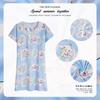 Camisola de Menina do Sudeste Asiático Verão Novo Manga Curta Roupas com Ar Condicionado Estilo Coreano Finas Roupas de Casa Camisola Infantil