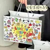 Nueva Bolsa de Regalo Estilo Ins de Cachorro de Dibujos Animados Alto Valor Estético Feliz Cumpleaños Año Nuevo Bolso de Mano Almacenamiento de Cartón Engrosado