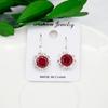 Venta al por mayor versión coreana de pendientes sencillos de piedras preciosas transfronterizos deseo Amazon AliExpress clip para oreja de strass joyería