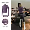 Nova Jaqueta de Yoga de Veludo Pilates Top Justo com Zíper Fitness Corrida Esportes Gola Alta Jaqueta Manga Longa