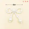 Acessórios de laço de pérola xiangfeng feitos à mão amor DIY corsage sapatos e chapéus acessórios acessórios de vestuário