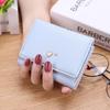 Cartera Pequeña para Mujer, Estilo Corto, Nueva Versión Coreana 2026, Fresca y Sencilla, Linda Cartera para Monedas con Forma de Corazón para Mujer, 70% de descuento Ranuras para Dinero Apilables