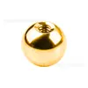 Tapones roscados de bola redonda de aleación de titanio F136, joyería universal para piercing corporal, pendientes, piercings de labio, accesorios para piercings de lengua