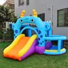 Castillo inflable para niños saltarín tobogán inflable trampolín exterior tamaño pequeño y mediano trampolín interior y exterior fabricante de trampolín monstruo