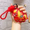Chaveiro Ano do Cavalo Pingente de Couro para Riqueza Instantânea, Estilo Chinês Moderno Zodíaco Criativo Pequeno Presente, Decoração para Chaveiro de Carro Venda por Atacado