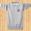 Suéter Espeso con Forro de Lana para Otoño e Invierno para Hombre Cuello Redondo Talla Grande Manga Larga Camiseta Cálida con Base de Lana Ropa para Hombre