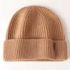 Sombrero de Lana 100% Hengyuanxiang para Niños Otoño e Invierno Cálido Grueso Sombrero de Lana para Hombre Sombrero de Punto Protección Frío para las Orejas Sombrero para el Frío
