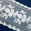 Nova renda de algodão bordada em malha renda solúvel em água 5,5 cm código de barras pequeno acessórios de vestuário venda direta de fábrica