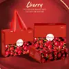 Caja de regalo de cereza caja caja vacía Chile cereza grande roja tapa cielo y tierra caja de regalo portátil de alta gama venta al por mayor