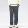 Pantalones Cargo Lavados para Hombre Primavera/Verano 2026, Pantalones Casuales con Efecto de Caída, Estilo High Street Americano, Pantalones Rectos Holgados