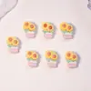Planta Suculenta Girasol Arte de Uñas Joyería Resina Lindo Estéreo Funda para Teléfono Móvil Material DIY Accesorios de Ensamblaje para Uñas