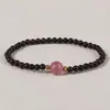 Pulseira de Granadas Naturais Youjia Jewelry Novo Estilo Chinês Pulseira de Cristal Morango com Contas Joia de Mão Estilo Nacional Feminino Atacado