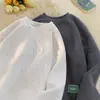 Sudadera jacquard de peso pesado con letras para hombre, top base de peso pesado otoño/invierno 2026 nuevo de cuello redondo, estilo principios de otoño