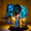 Adornos de resina de la nueva serie de perros transfronterizos, luz nocturna LED, arte, estatua de animal, decoración creativa para el hogar, escritorio