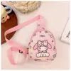 Nueva Bolsa de Pecho Kuromi Melody 2025 para Niños y Niñas, Linda Cartera Cruzada de Monedas de Dibujos Animados, Casual y Versátil