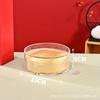 Caja de nido de pájaro de acrílico transparente con interior de cerradura engrosada, caja de nido de pájaro redonda para Cordyceps, caja de plástico para Dendrobium y ginseng americano