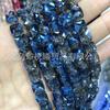 Cuentas sueltas cuadradas de corte natural, cuentas facetadas de ágata de cristal, accesorios de joyería para bricolaje, cuentas cuadradas