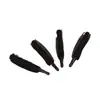 Cabezal de cepillo para pestañas con forma de cuchillo, silicona, negro, cabezal de cepillo para pestañas, herramienta desechable para injertos