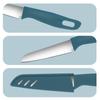 Cuchillo de fruta de acero inoxidable, cuchillo portátil para el hogar, cuchillo multifuncional para pelar melones y frutas, cuchillo para cortar verduras, cuchillo para cocina y dormitorio.