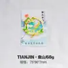 Ímã de Geladeira de Metal com Areia Movediça Tianjin Eye Roda Gigante Rotativa Cidade Cultural e Criativa Marco da Cidade Ímã de Geladeira