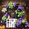 Amazon Transfronterizo Juego de Globos de Halloween Arco Decoración Globos de Atmósfera Decoración de Fiesta del Festival de Fantasmas Cadena de Globos