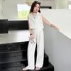 Conjunto de Verão para Meninas 2025 Moda Menina Estilo Coreano Estilo Infantil Médio e Grande Blazer Lapela Um Botão Terno Terno