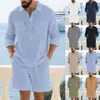 Traje deportivo casual de manga larga de color liso con capucha, holgado, talla grande, de primavera y otoño, transfronterizo del sudeste asiático