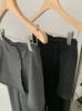 Pantalones Rectos Desmontables de Dos Piezas Omalai para Mujer, Forrados de Polar, Engrosados, Color Sólido, Pierna Ancha, Tendencia 5425