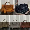 Bolso de Moda Transfronterizo Nuevo Bolso Cruzado Bolso de Mujer Bolso para Motocicleta Bolso Tote de Hombro Portátil de Alta Gama para Mujer