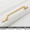 Dourado Minimalista liga de alumínio punho armário guarda-roupa punho nórdico moderno minimalista gaveta sapata armário porta maçaneta ferragens