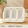 Recipiente de armazenamento de alimentos de vidro borossilicato de alta qualidade, hermético, quadrado e retangular, lancheira transparente, pote para armazenamento na geladeira, adequado para piqueniques e armazenamento de frutas