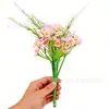 Flores artificiales de manzanilla, ramo de margaritas fresco y delicado, decoración de margaritas falsas para sala de estar, arreglo de flores secas de crisantemo