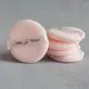 Venda quente almofada de algodão redonda alta densidade flocado pó para pó pó pó mel esponja de maquiagem maquiagem beleza ferramentas de maquiagem
