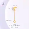 Pulseira de Corrente de Segurança de Longa Duração do Vietnã Shin Gold Moon Sun Colar diy Acessórios Corrente para Mulheres Gufa Gold